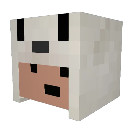 marrci Minecraft avatar head, 3D render