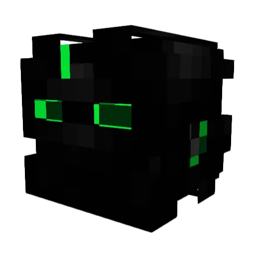 marrot68 Minecraft avatar head, 3D render
