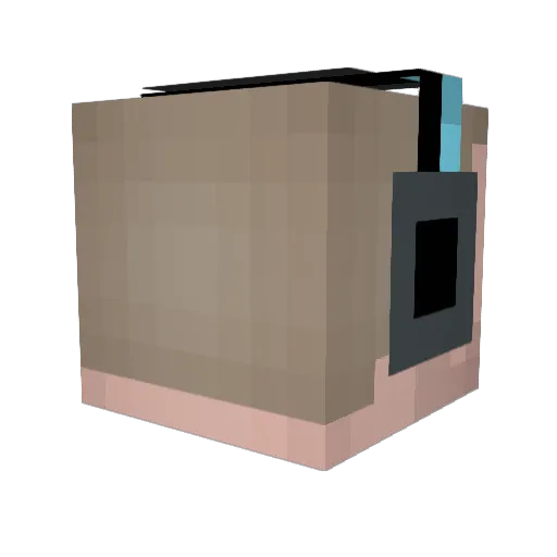 marrrk222 Minecraft avatar head, 3D render