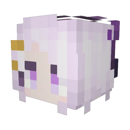 mars6344 Minecraft avatar head, 3D render