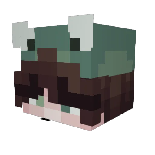 mars_spyr Minecraft avatar head, 3D render