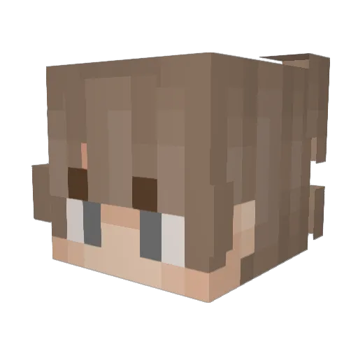 marsbotz Minecraft avatar head, 3D render