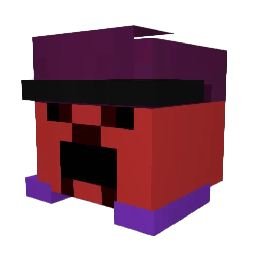 marsh_Malo Minecraft avatar head, 3D render