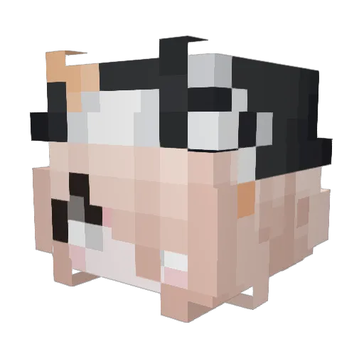 marshift Minecraft avatar head, 3D render
