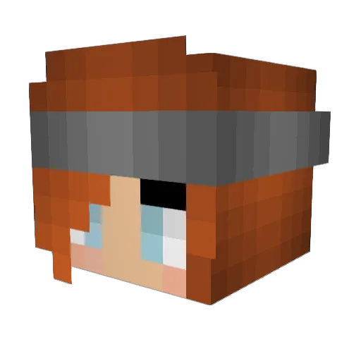marshmallow257 Minecraft avatar head, 3D render