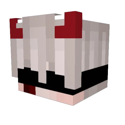 marshmallowkopf Minecraft avatar head, 3D render