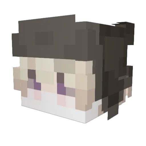 marshmallowstar Minecraft avatar head, 3D render