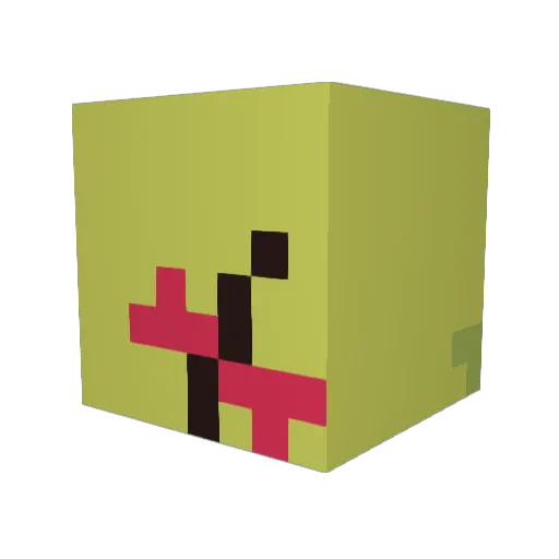 marshyfella Minecraft avatar head, 3D render