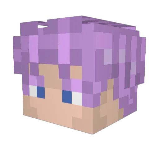 marshytrunks Minecraft avatar head, 3D render