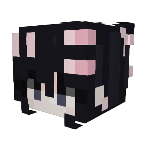 marsiessss Minecraft avatar head, 3D render