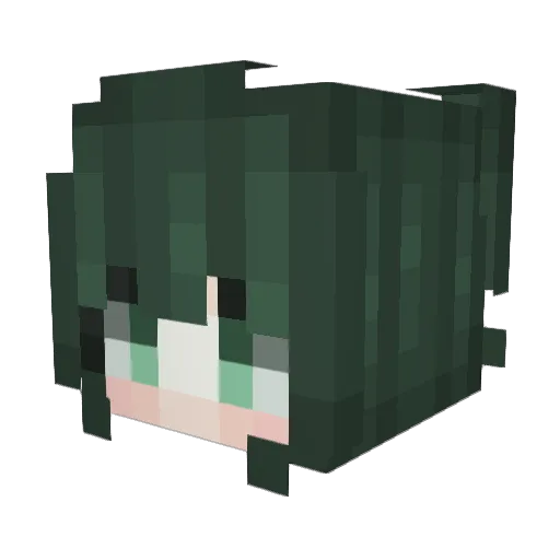 marsl0l Minecraft avatar head, 3D render