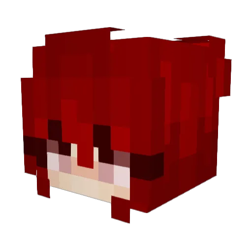 marslux Minecraft avatar head, 3D render