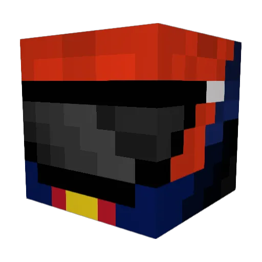 marson124 Minecraft avatar head, 3D render