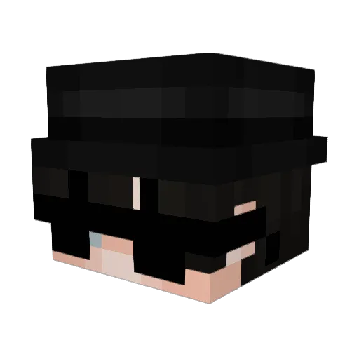 marsovar Minecraft avatar head, 3D render