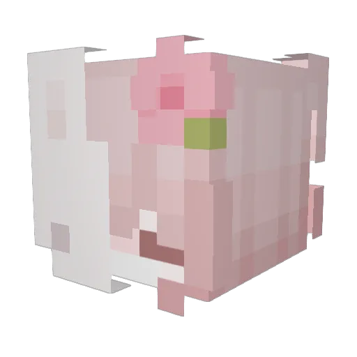 marspup Minecraft avatar head, 3D render