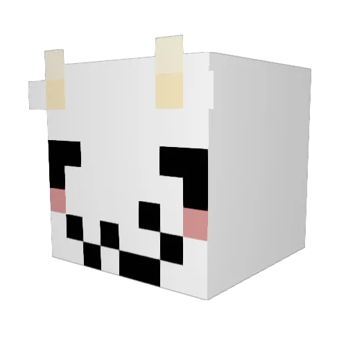 marstum Minecraft avatar head, 3D render