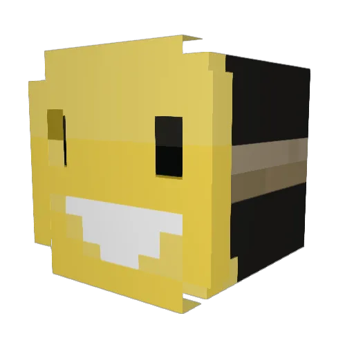marsv100 Minecraft avatar head, 3D render