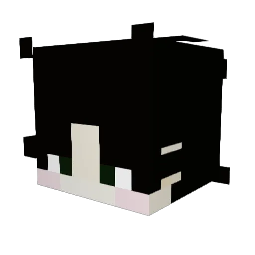 marsxxv Minecraft avatar head, 3D render