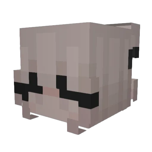 marszaa Minecraft avatar head, 3D render