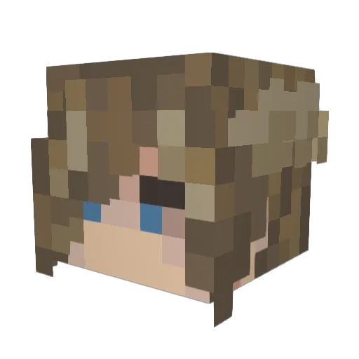 mart1nnson Minecraft avatar head, 3D render