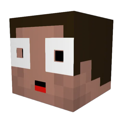 martaaaaa_ Minecraft avatar head, 3D render