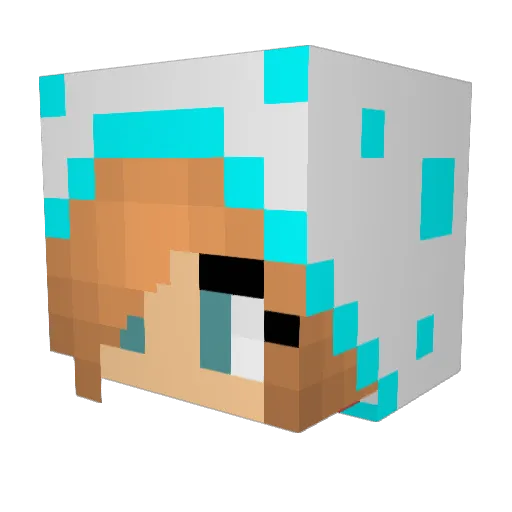 martahast19 Minecraft avatar head, 3D render
