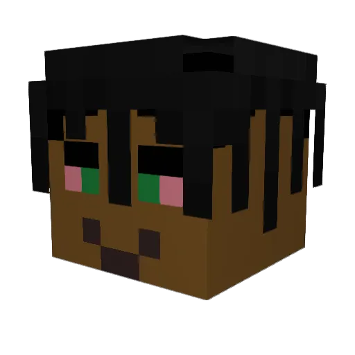 martas277 Minecraft avatar head, 3D render