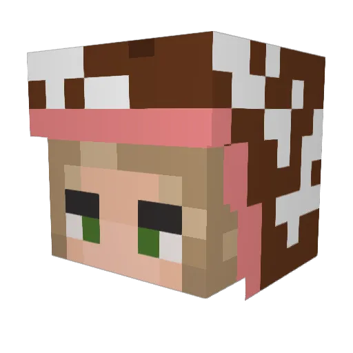 martelaar01 Minecraft avatar head, 3D render