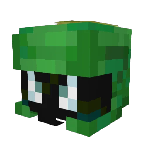 martian09 Minecraft avatar head, 3D render