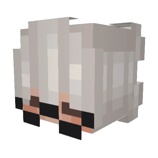martianmads Minecraft avatar head, 3D render