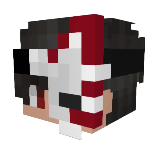 martiannnnnnn Minecraft avatar head, 3D render