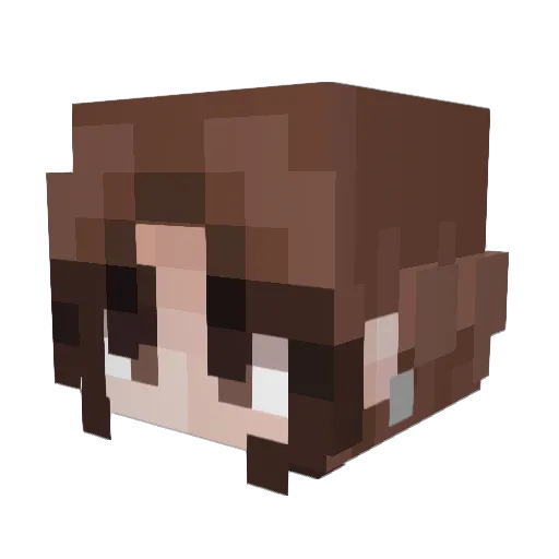 martica_t Minecraft avatar head, 3D render