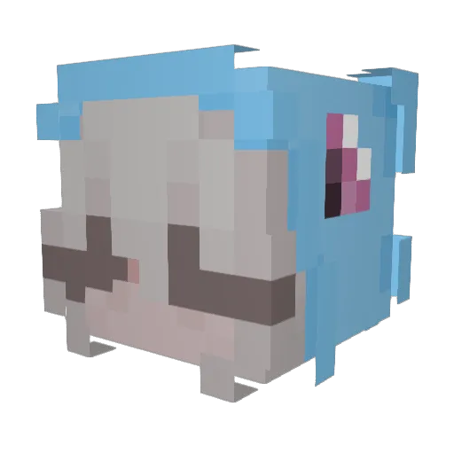 martiimerlo Minecraft avatar head, 3D render