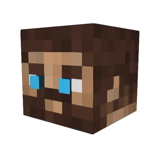 martijn123565 Minecraft avatar head, 3D render