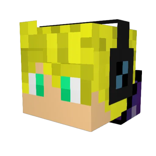 martijn309 Minecraft avatar head, 3D render