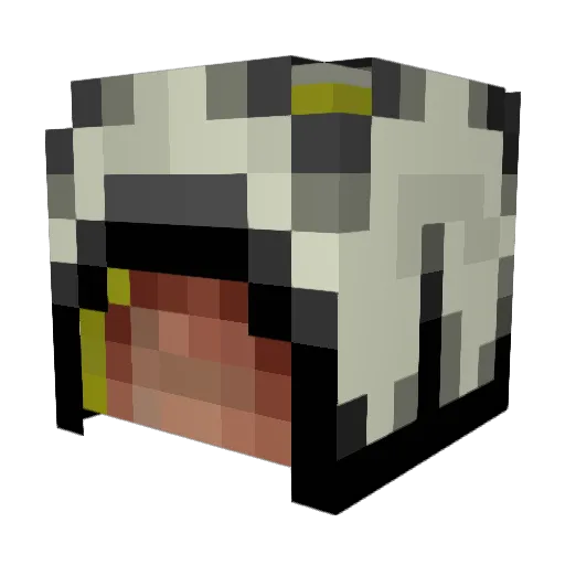 martijnbeegden Minecraft avatar head, 3D render