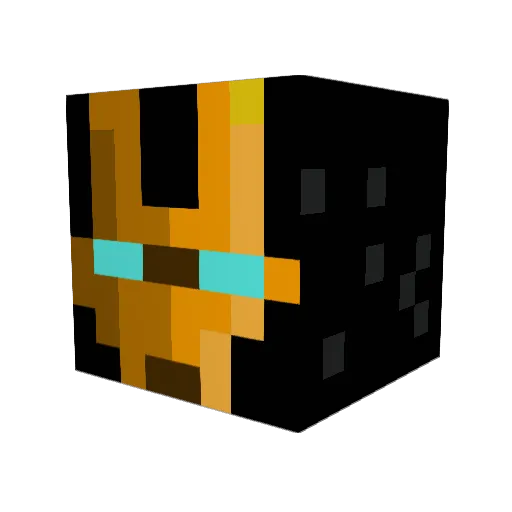 martikar Minecraft avatar head, 3D render