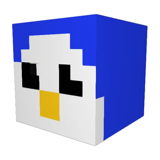 martin1370 Minecraft avatar head, 3D render