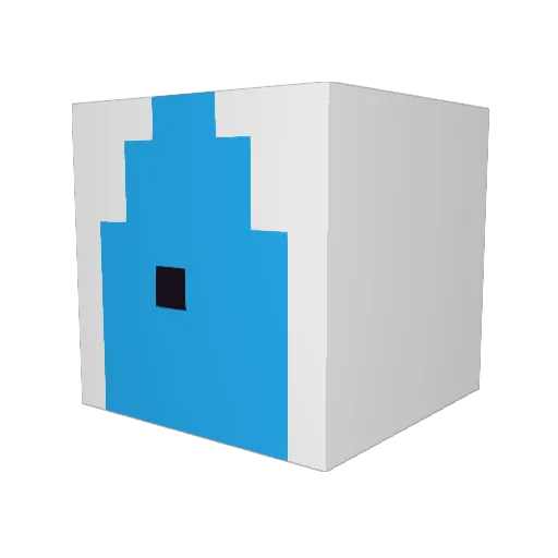 martin576 Minecraft avatar head, 3D render