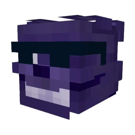 martin9000Xx Minecraft avatar head, 3D render