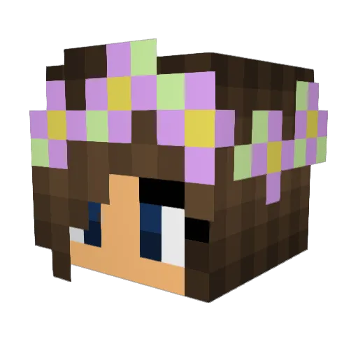 martina0112 Minecraft avatar head, 3D render
