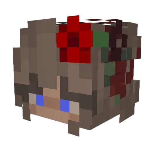 martine_turbine Minecraft avatar head, 3D render
