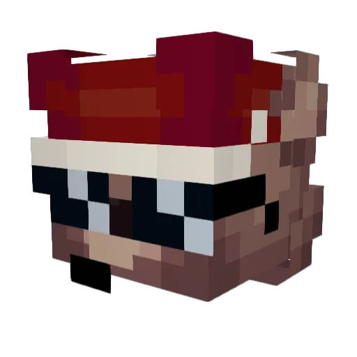 martinf2023 Minecraft avatar head, 3D render