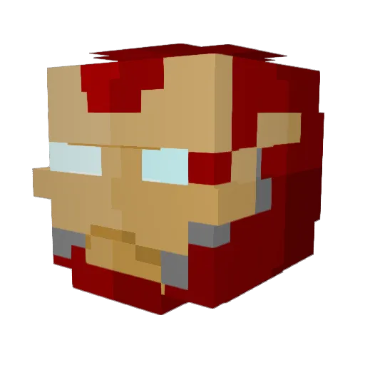 martinkind Minecraft avatar head, 3D render