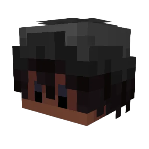martinshoe Minecraft avatar head, 3D render