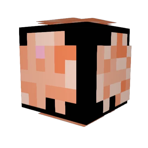 martinus00 Minecraft avatar head, 3D render