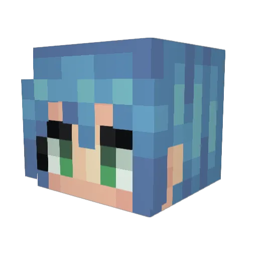 martinyang17 Minecraft avatar head, 3D render