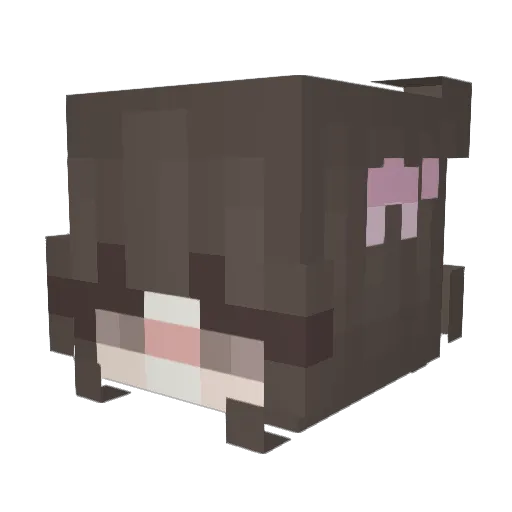 martishii Minecraft avatar head, 3D render