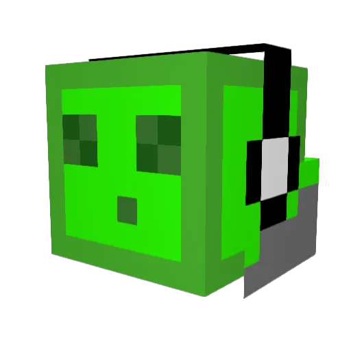 martorad Minecraft avatar head, 3D render