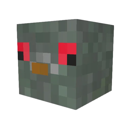 martoras Minecraft avatar head, 3D render